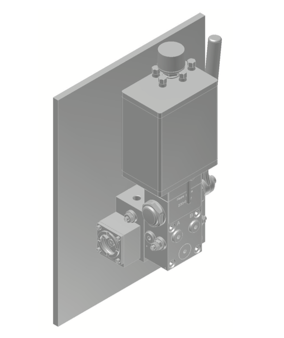 Damcos / Danfoss Bulkhead Mounted Hand Pump For LPUD including VPI ...